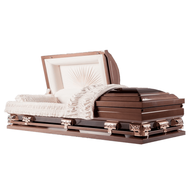 Casket Emporium Athena Titan Copper, Oversized various sizes 18 guage