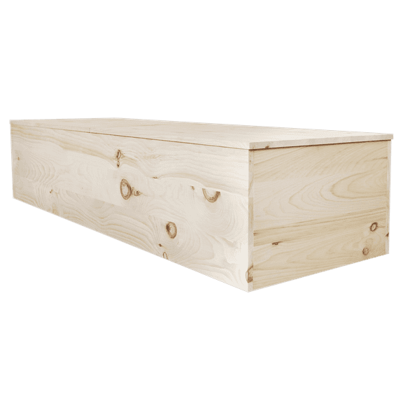Casket Emporium Jewish Funerals Unfinished Wood Pine Casket