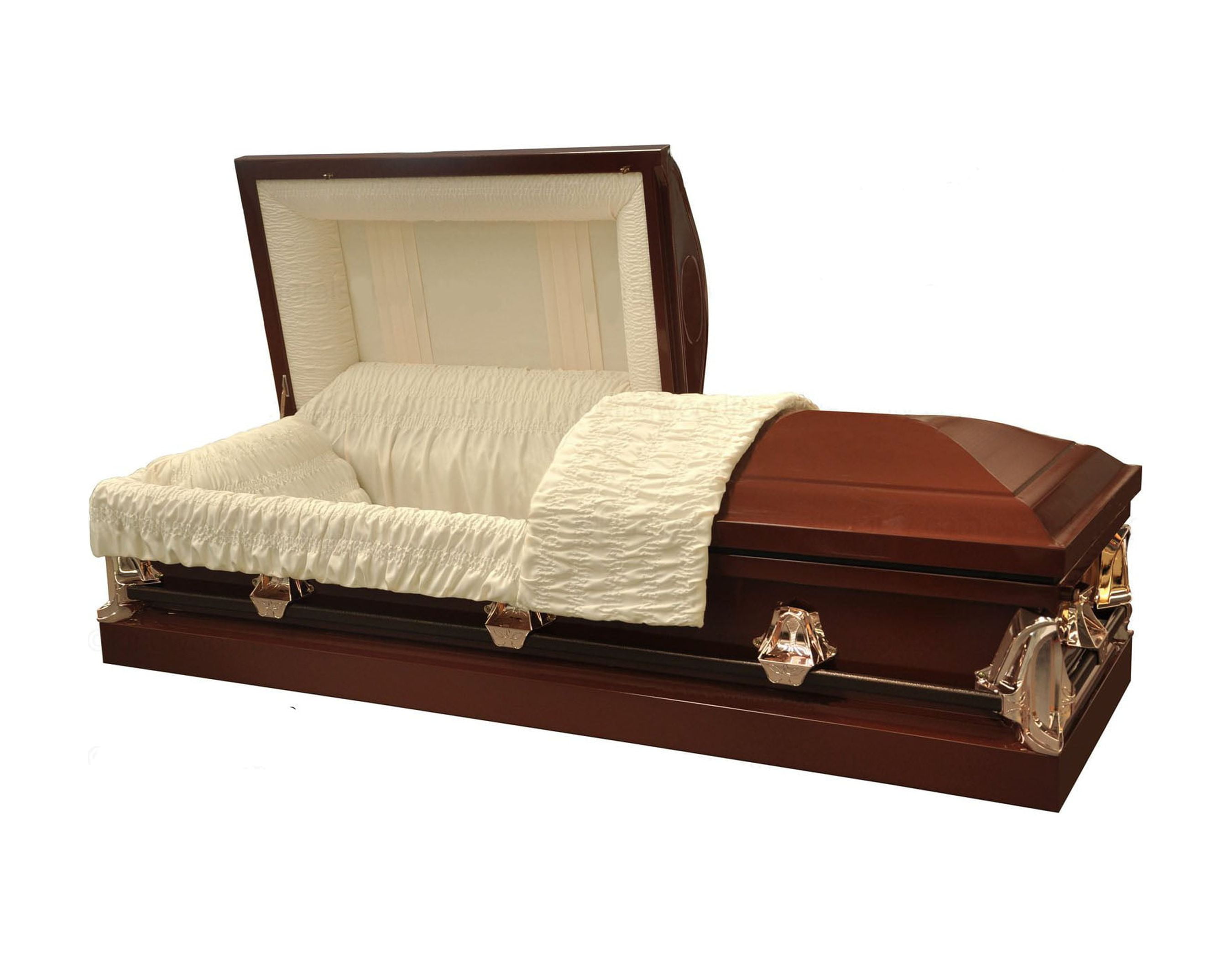 Casket Emporium Lynn Mandarin Series, Mandarin Red Steel