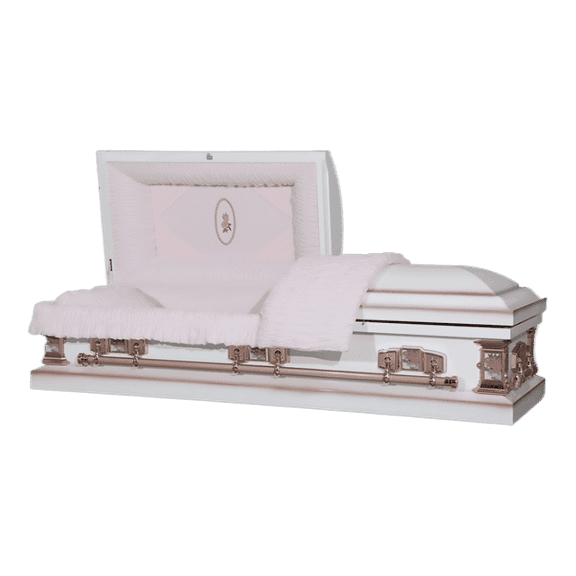 Casket Emporium Neptune Series White Rose