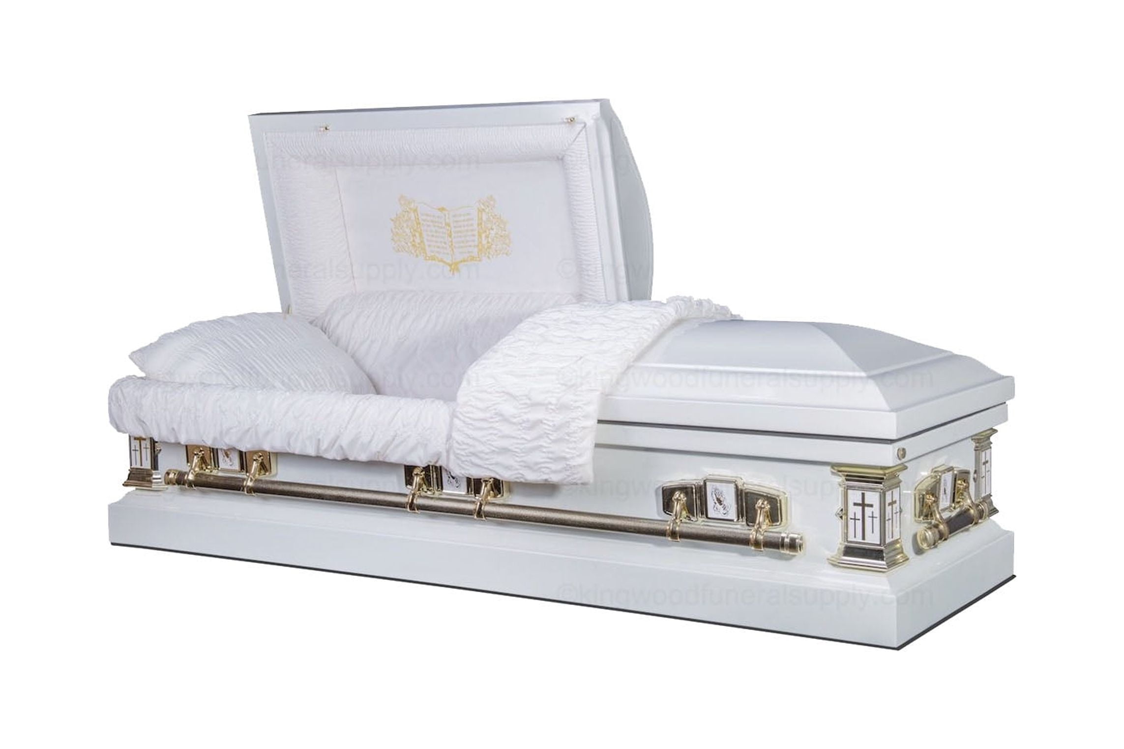 Casket Emporium, "White Cross"