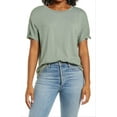 thumbnail image 1 of Caslon(R) Tie Sleeve T-Shirt In Green Dune Size X-Small, 1 of 2