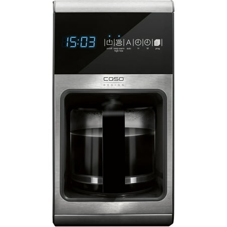 Caso Design - Coffee One 10-Cup Filter Coffee Maker - Stainless Steel