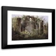 thumbnail image 1 of Caspar David Friedrich 24x18 Black Modern Framed Museum Art Print Titled - Monastery Ruin Eldena (1824), 1 of 5