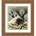 thumbnail image 1 of Caspar David Friedrich 2x Matted 20x24 Gold Ornate Framed Art Print 'Trees in the snow', 1 of 2