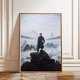 thumbnail image 1 of Caspar David Friedrich Wanderer Above The Sea Of Fog Wall Art Print, Unframed Paper Poster 8x10in, 1 of 4