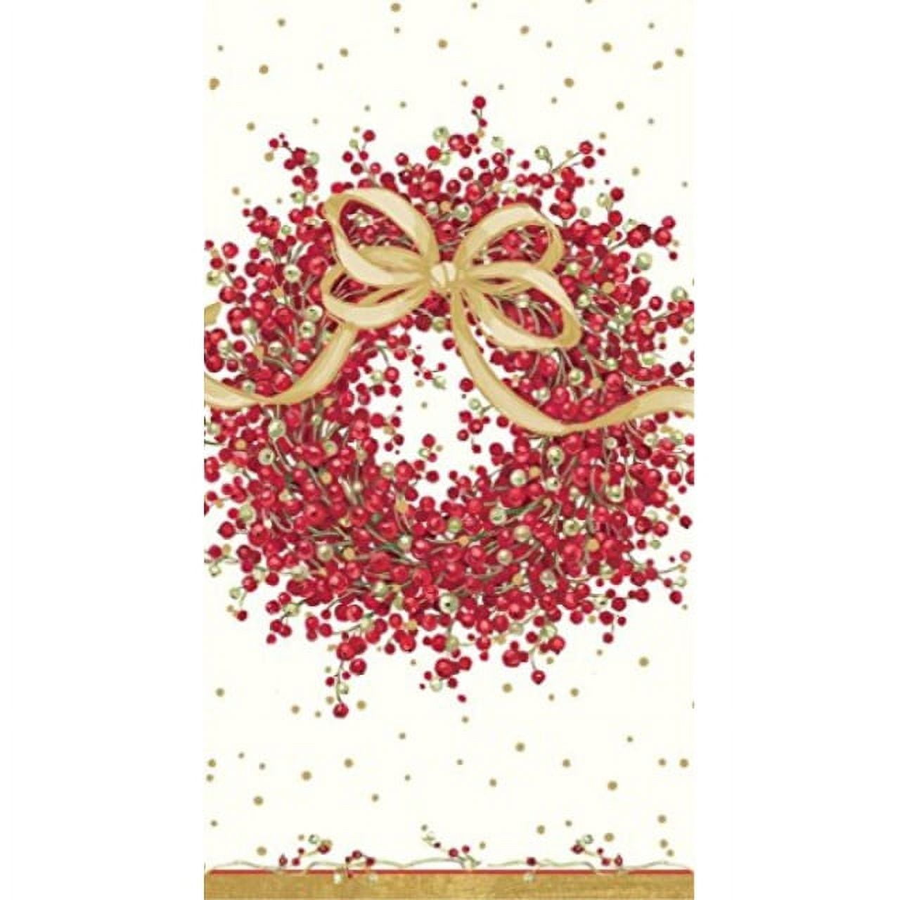 Caspari Hand Christmas Bathroom Decore Accessories Gust Towels for Adult 30 Pk