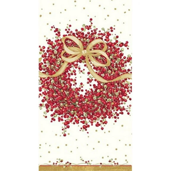 Caspari Hand Christmas Bathroom Decore Accessories Gust Towels for Adult 30 Pk
