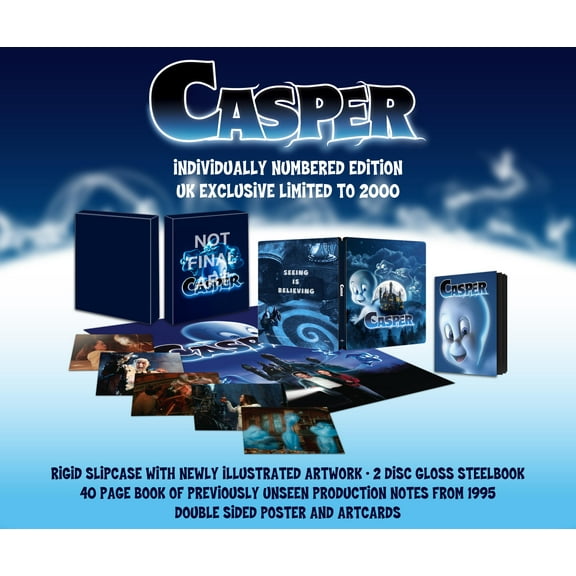 Casper 30th Anniversary Collector's Edition 4K UHD Steelbook (4K Ultra HD) Eric Idle Ben Stein