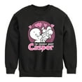 thumbnail image 1 of Casper And Wendy Love  - Toddler And Youth Crewneck Fleece Sweatshirt, 1 of 5