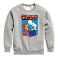 thumbnail image 1 of Casper And Wendy With Logo   - Toddler And Youth Crewneck Fleece Sweatshirt, 1 of 5