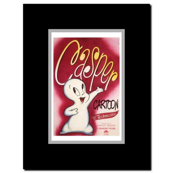 Casper Cartoon Framed Movie Poster