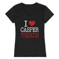 thumbnail image 1 of Casper College Thunderbirds I Love Women T-Shirt, Black - Large, 1 of 1