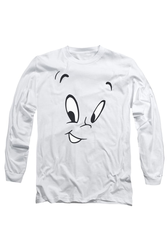 Casper - Face - Long Sleeve Shirt - XX-Large