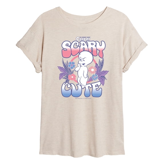 Casper - Scary Cute - Juniors Oversized Graphic T-Shirt