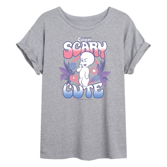 Casper - Scary Cute - Juniors Oversized Graphic T-Shirt