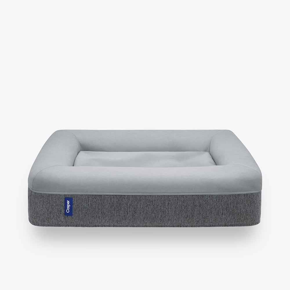 Small Orthopedic Gray Memory Foam Dog Bed