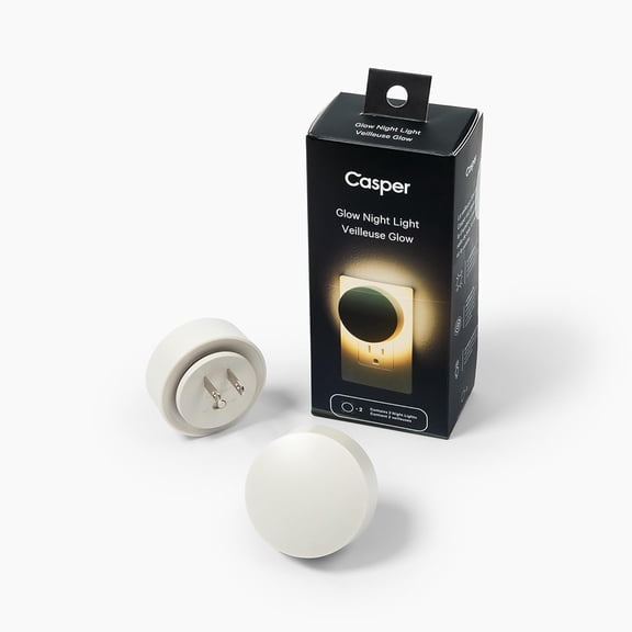 Casper Sleep Glow Night Light, White, Two Pack