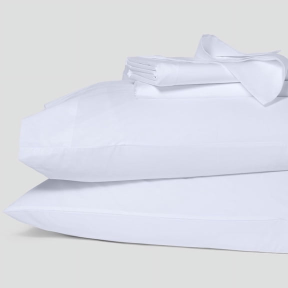 Casper Sleep Percale Sheet Set, Twin XL, White