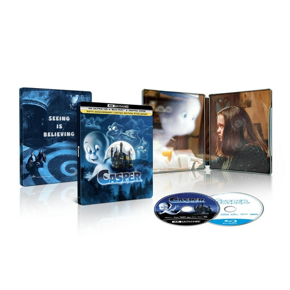 Casper 30th Anniversary Limited Edition (Steelbook) (4K Ultra HD + Blu-ray + Digital Copy), Family, Universal