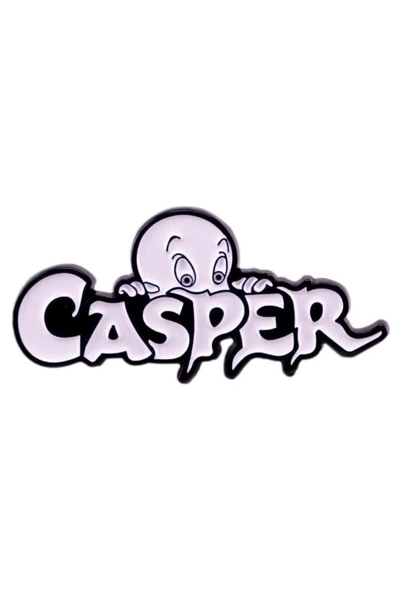 Casper The Friendly Ghost 1.5 Inches Wide Enamel Metal Pin