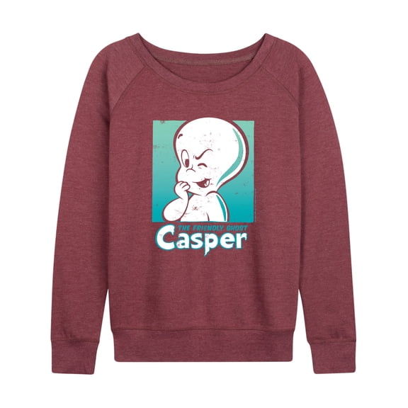 Casper The Friendly Ghost - Comic Cover - Women's Lightweight French Terry Long Sleeve Shirt