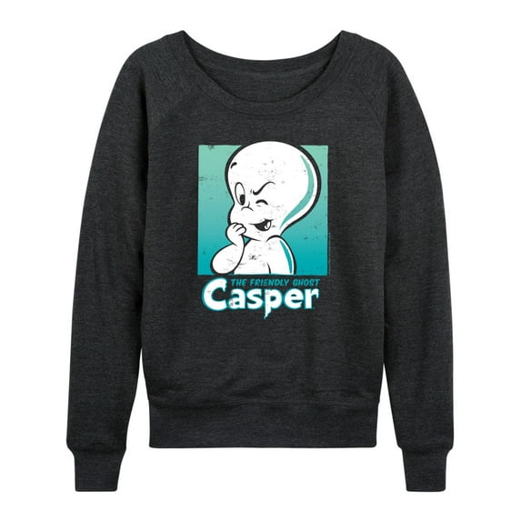 Casper The Friendly Ghost - Comic Cover - Women's Lightweight French Terry Long Sleeve Shirt
