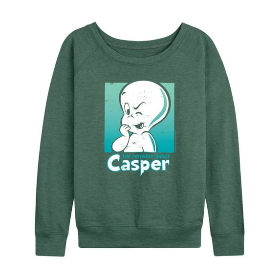 Casper The Friendly Ghost - Comic Cover - Women's Lightweight French Terry Long Sleeve Shirt