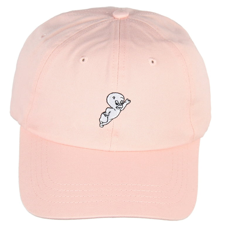 Casper The Friendly Ghost Vintage Embroidered Character Adjustable Closure Hat Twill Cap