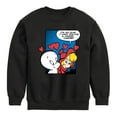 thumbnail image 1 of Casper Wendy Comic Panel  - Toddler And Youth Crewneck Fleece Sweatshirt, 1 of 5
