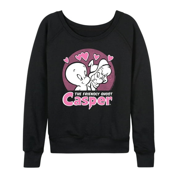 Casper the Friendly Ghost - Casper And Wendy Love - Women's Lightweight French Terry Long Sleeve Shirt