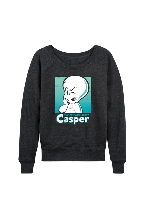 - Casper Comic Cover - Women's Lightweight French Terry Long Sleeve Shirt