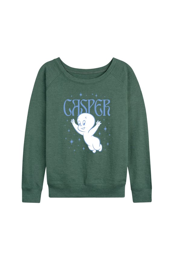 - Casper Flying Stars - Women's Lightweight French Terry Long Sleeve Shirt