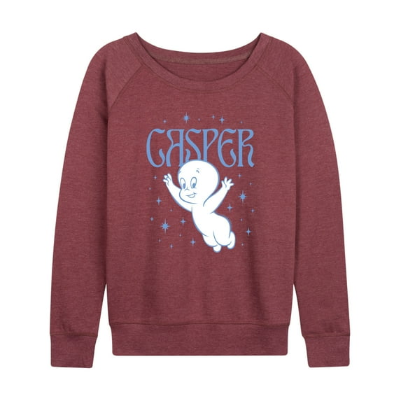 Casper the Friendly Ghost - Casper Flying Stars - Women's Lightweight French Terry Long Sleeve Shirt