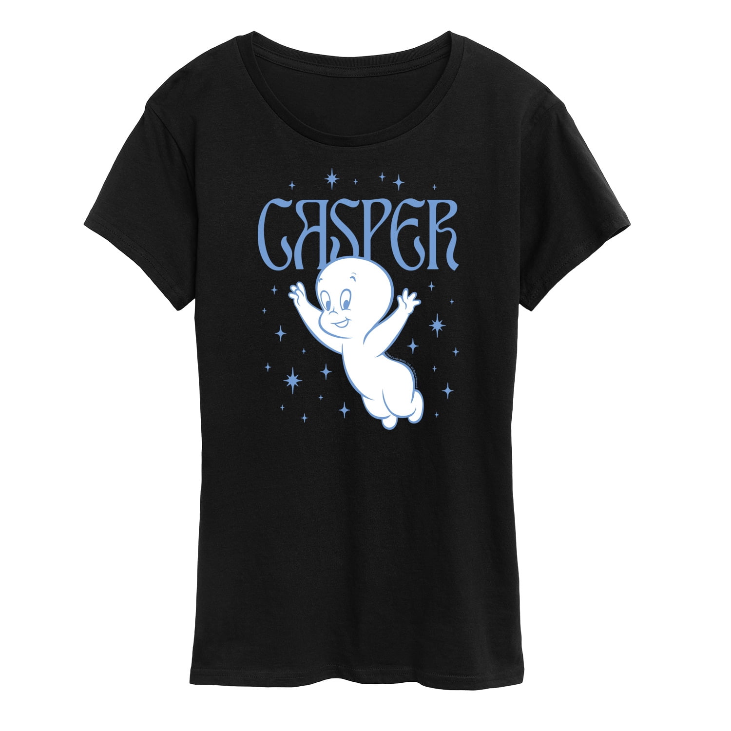 Casper - Flying Stars - Women's Short Sleeve Graphic T-Shirt - Walmart.com