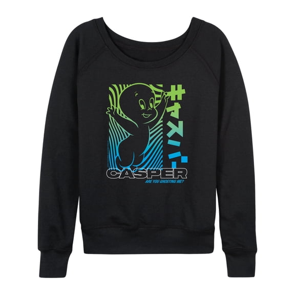 Casper the Friendly Ghost - Casper The Raver - Women's Lightweight French Terry Long Sleeve Shirt
