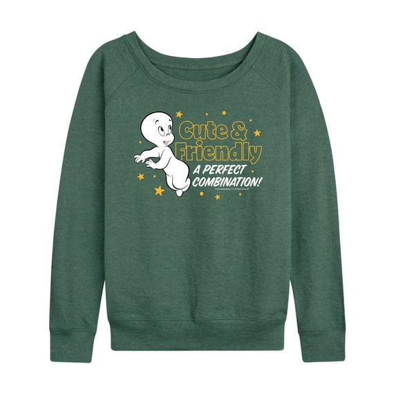 Casper the Friendly Ghost - Cute And Friendly - Women's Lightweight French Terry Long Sleeve Shirt