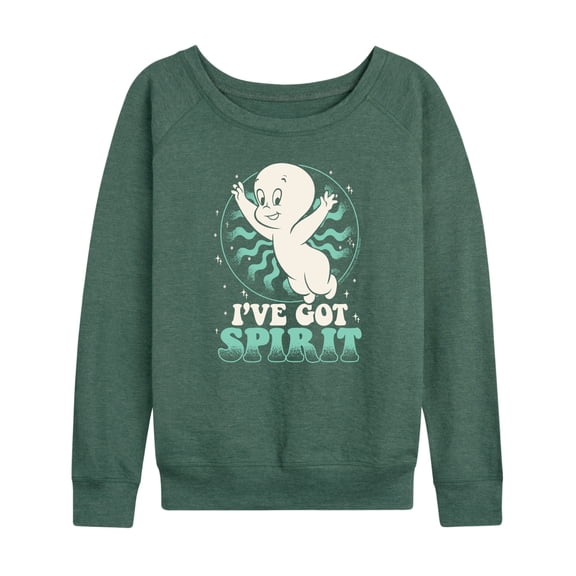 Casper the Friendly Ghost - I've Got Spirit - Women's Lightweight French Terry Long Sleeve Shirt