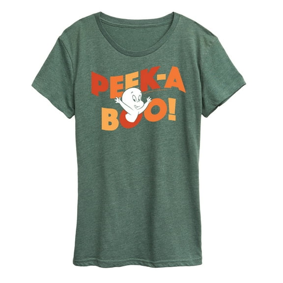 Casper the Friendly Ghost - Peek A Boo - Women's Short Sleeve Graphic T-Shirt