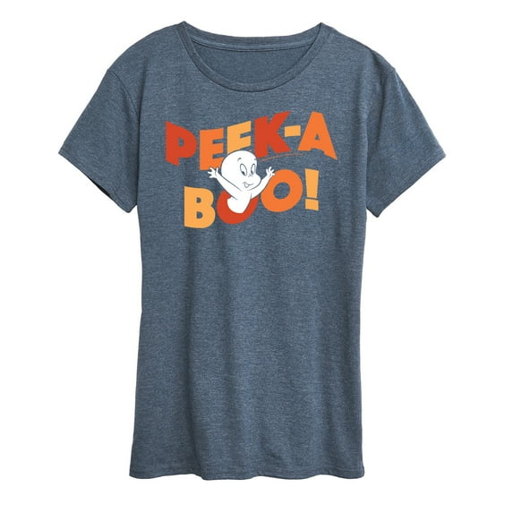 Casper the Friendly Ghost - Peek A Boo - Women's Short Sleeve Graphic T-Shirt