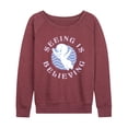 thumbnail image 1 of Casper the Friendly Ghost - Seeing Is Believing - Women's Lightweight French Terry Long Sleeve Shirt, 1 of 5