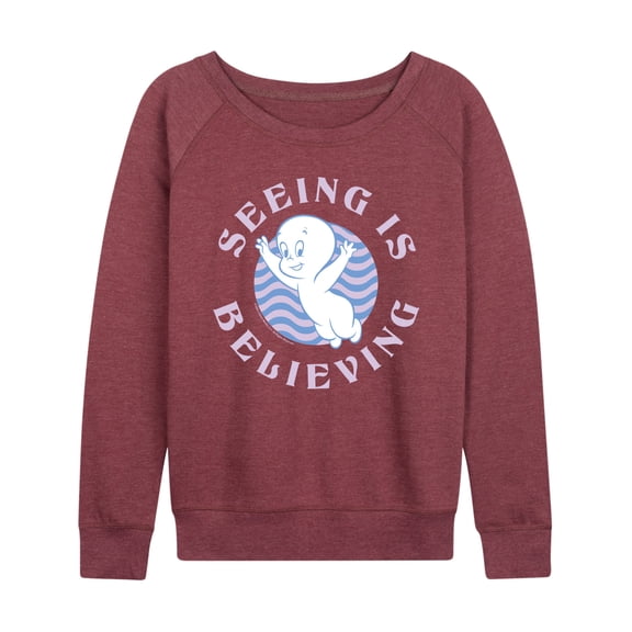 Casper the Friendly Ghost - Seeing Is Believing - Women's Lightweight French Terry Long Sleeve Shirt