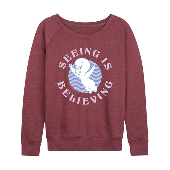 Casper the Friendly Ghost - Seeing Is Believing - Women's Lightweight French Terry Long Sleeve Shirt