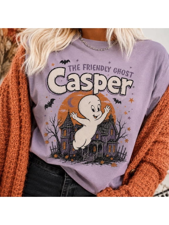 Casper the Friendly Ghost Shirt | Vintage Halloween Tee | Classic Casper Movie Graphic T-Shirt | Spooky Cute Fall Gift