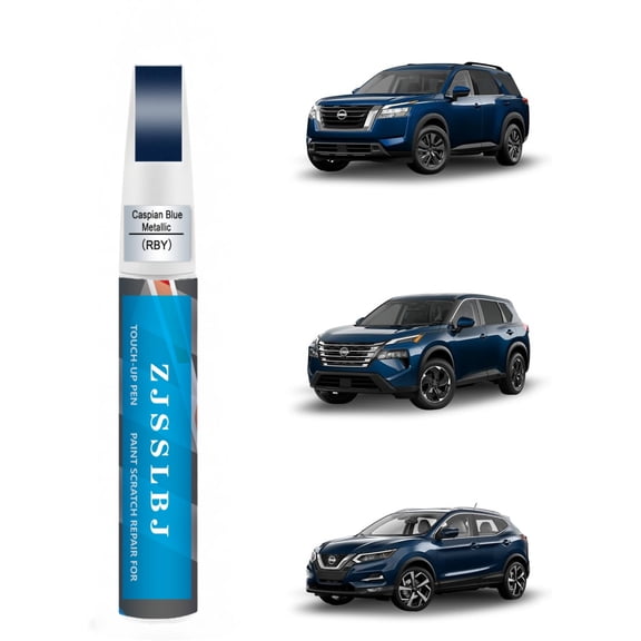 Caspian Blue Metallic(RBY) Touch up Paint Compatible with Nissan, Premium Car Scratch Remover for Deep Scratches, Car Paint Pen Scratch Repair Two-In-One Touch Up Paint