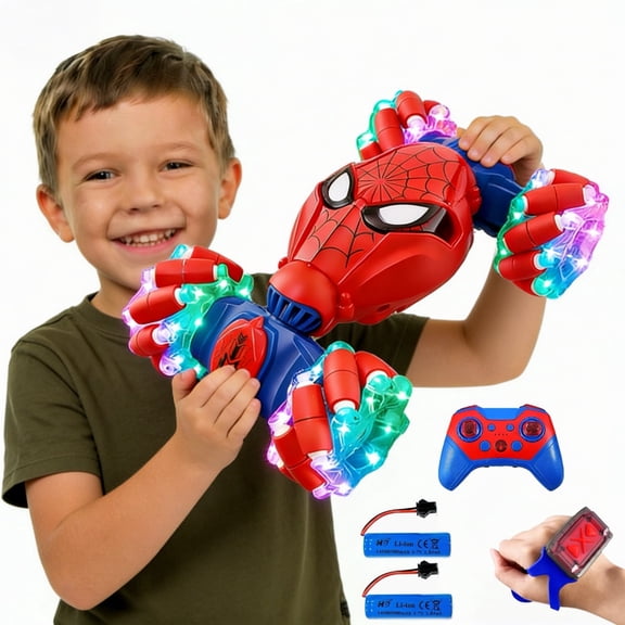 Casrra Gesture Sensing Spider RC Cars and Vehicles for Ages 4-14, Hand Control Remote Stunt Toy with Lights & Music, 360° Rotation Off Road 1:12