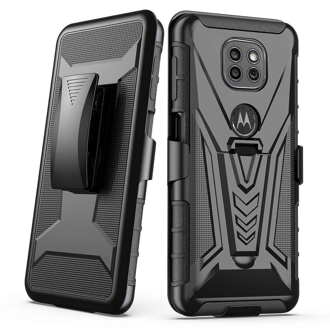 Cass Creations Case Compatible for Moto G Power 2021, Holster Belt Clip