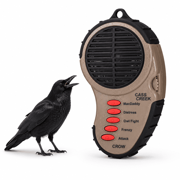 Cass Creek Ergo Electronic Crow Call with 5 Digital Sounds