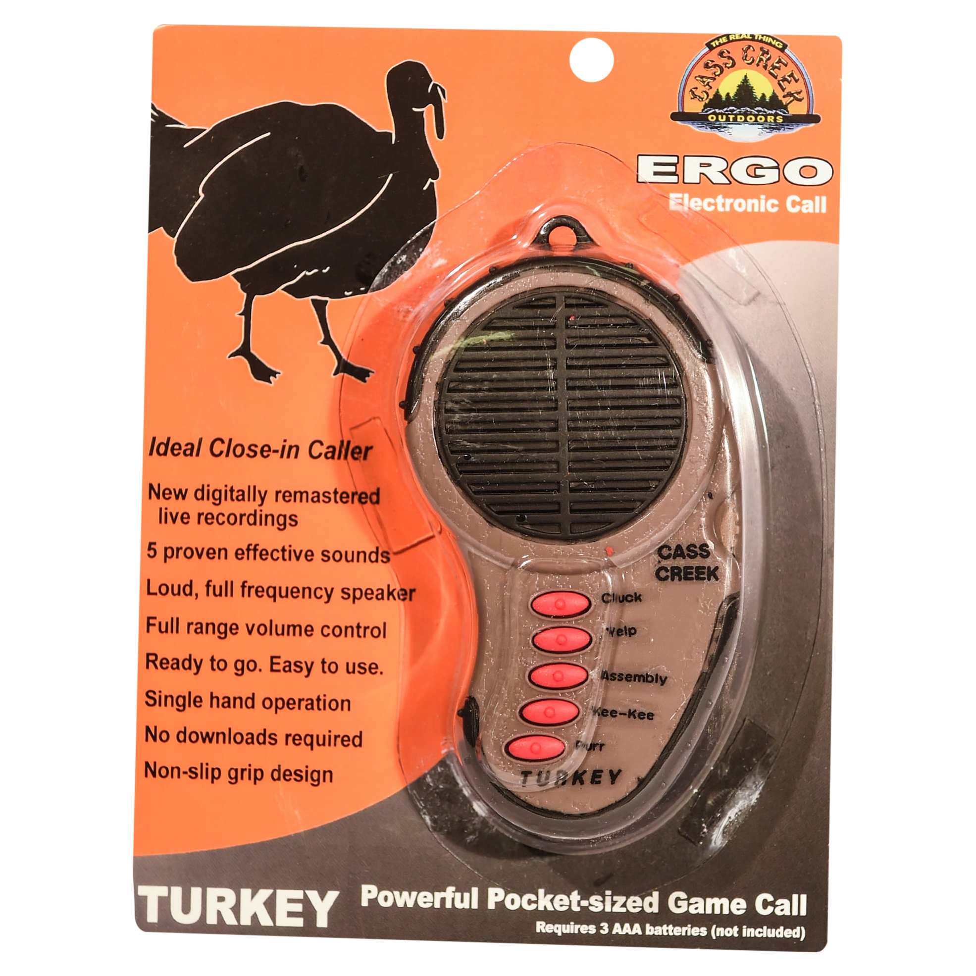 Richiamo Elettronico Portatile Cass Creek Ergo CC034 | 5 Suoni In 1 Per Caccia Al Cinghiale | Design Compatto E Impermeabile