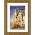 thumbnail image 1 of Cass Gilbert 11x14 Gold Ornate Wood Frame and Double Matted Museum Art Print Titled - Old Church, Tours, France (1880), 1 of 4